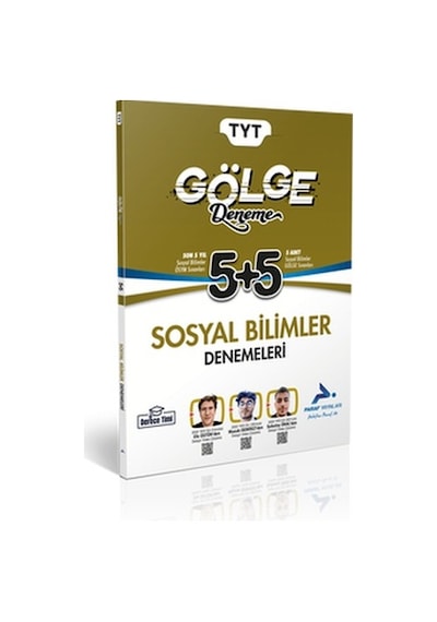 Paraf Yayınları Tyt Sosyal Bilimler Gölge Deneme