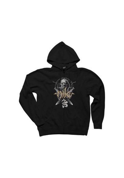 Nile Legacy Of The Catacombs Siyah Fermuarlı Kapşonlu Sweatshirt