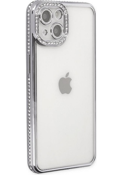 Apple Uyumlu iPhone 14 Kilif Koruma Lensli Tasli Dizayn Seffaf Kapak 561970938