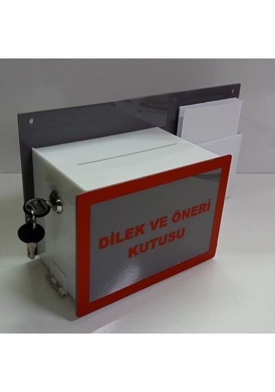Miraj Reklamcılık Dilek Öneri Kutusu Gri