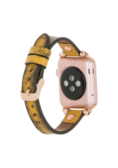 Apple Uyumlu Watch    Deri Kordon 38-40-41mm Rt V24sef