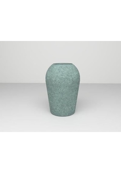 Nuano Consept Zen Serisi Yuvarlak Saksı Yeşil 42x50
