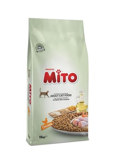 Mito Tavuklu Yetişkin Kedi Maması 15 KG
