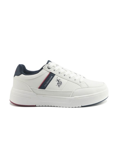 U.s. Polo Assn. 5w Nevada 5pr Beyaz Erkek Sneaker A102021101 Beyaz