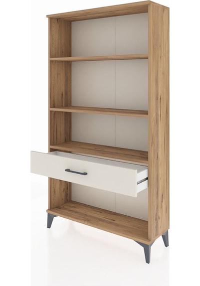 Arges Dolap 3 Raflı Tek Çekmeceli 88x30x163 Çam-aytaşı Atlas Çam