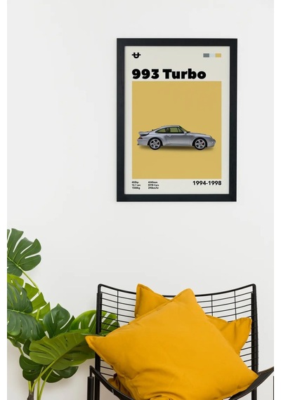 993 Turbo Özel Tasarım Poster Tablo
