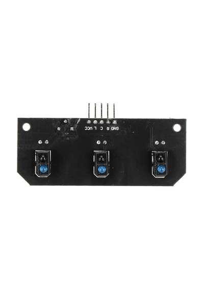 Dc 5v 3 Kanal Tcrt5000 Kızılötesi Çizgi İzleyen Sensör Kartı Çizgi Takip Sensör Modülü Mesafe Ayarlı Potlu 3'lü Çizgi İzleme Kartı 5 Pin
