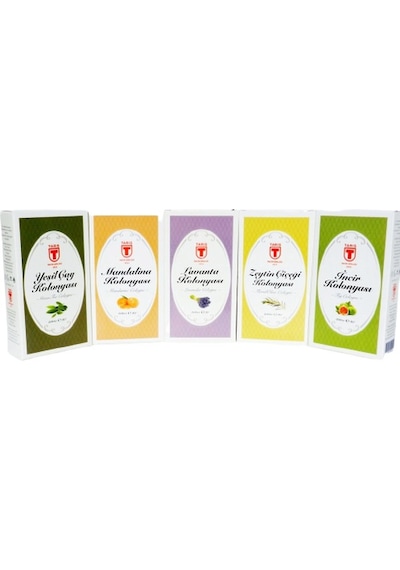 Tariş 80 Derece Karışık Kolonya Seti Cam Şişe 200 ML x 5