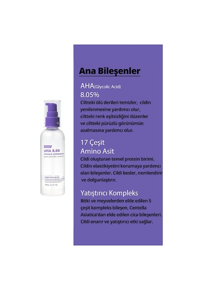 Frankly Aha Gözenek Sıkılaştırıcı Ve Aydınlatıcı Glikolik Asit İçerikli Tonik 100 ML