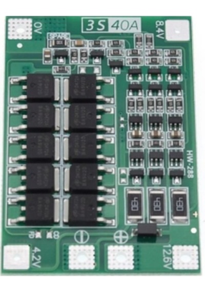 Diyotlab 3s 40a Bms 12.6v 18650 Lityum Pil Şarj Koruma Devresi
