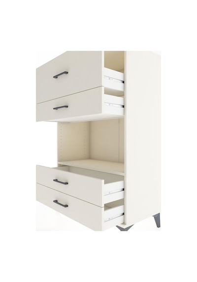 Hyperion Dolap Tek Raflı 4 Çekmeceli 88x44x134 Aytaşı-aytaşı Aytaşı