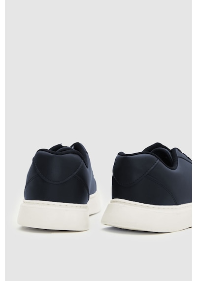 D's Damat 0EC09ORT0378 Lacivert Kalın Beyaz Tabanlı Bağcıklı Sneaker Ayakkabı Lacivert