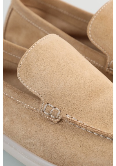 Bisse Erkek Süet Loafer Bej Ayakkabı Ayk25y25003 D07