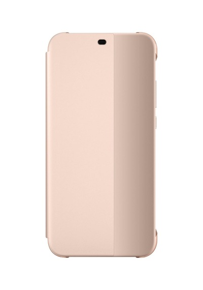P20 Lite Smart View Flip Cover Kılıf, Pembe 50 x 22