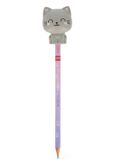 Legami Squeezies - Squishy Figürlü Kurşun Kalem - Kedicik Psq0002