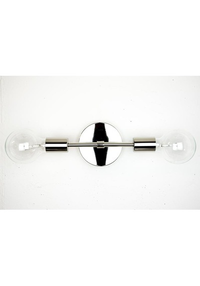 Riolight Modern Krom E27 Duylu Duvar Aplik Krom