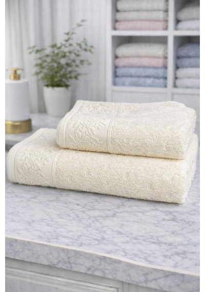 Özdilek Heritage Best Set Hamam Takımı Krem-pembe Çok Renkli