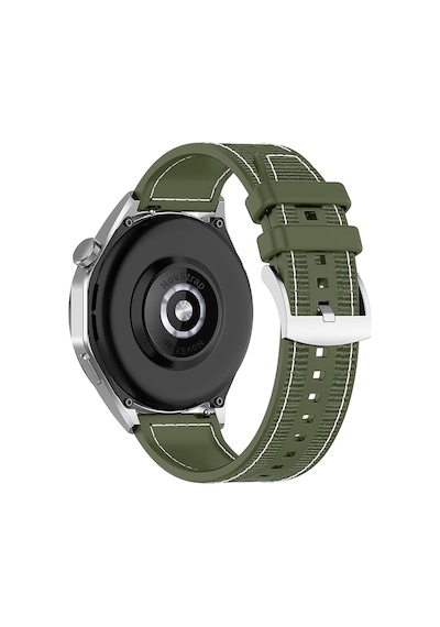 Novstrap Huawei Watch Gt2/gt2 Pro 46mm/gt Runner İle Uyumlu Kordon 22mm Lansman Silikon Kumaş Kayış
