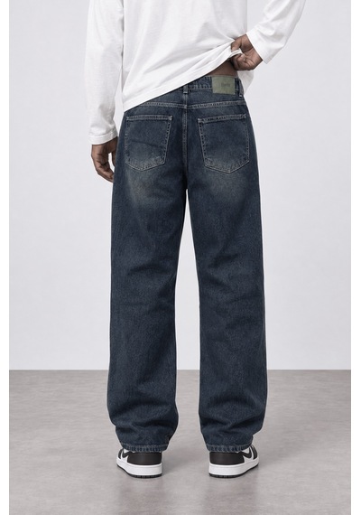 Respire Erkek Baggy Jean Tint Mavi
