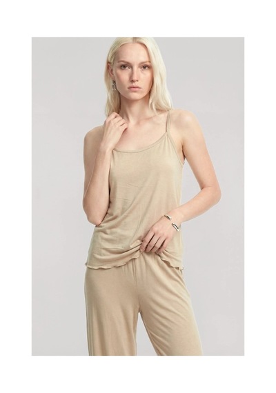 İkikareshop Kadın Bej İp Askılı Atlet Yumuşak Dokulu Minimal Basic Günlük Üst Çok Renkli İkikareshop Kadın Bej İp Askılı Atlet Yumuşak Dokulu Minimal Basic Günlük Üst Çok Renkli