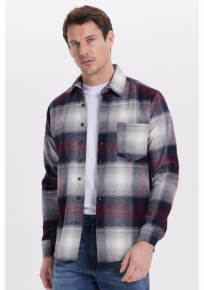 Tudors Erkek Regular Fit Rahat Kesim Kışlık Kareli Oduncu Gömlek-42108 Gri Tudors Erkek Regular Fit Rahat Kesim Kışlık Kareli Oduncu Gömlek-42108 Gri