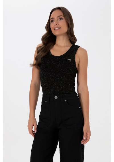 U.S. Polo Assn. Kadın Siyah Bisiklet Yaka Simli Kazak 50310018-VR046 U.S. Polo Assn. Kadın Siyah Bisiklet Yaka Simli Kazak 50310018-VR046