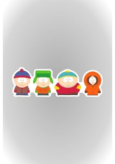 Southpark Sticker Motor Araba Kask Laptop Sticker 15x5 Cm Renkli, Qa4209548250 Abanoz