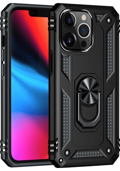 Apple Uyumlu iPhone 13 Pro Kilif Yüzüklü Zirh Tank Vega 511151122