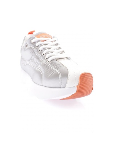 Dgn 805-23y Kadin Kalin Taban Sneakers Ayakkabi 805-2008-R4971 Gümüş