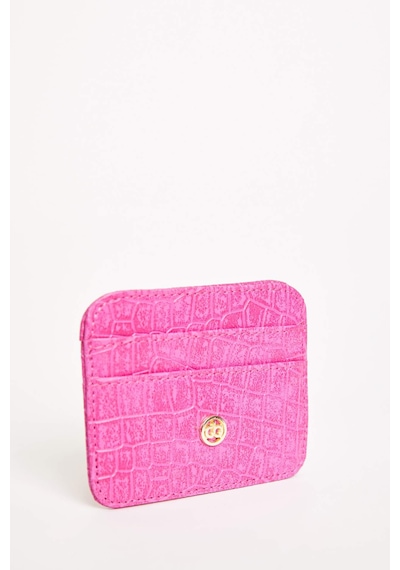 Defacto Kadın Suni Deri Croco Kartlık W2526AZNSPN25 Pembe