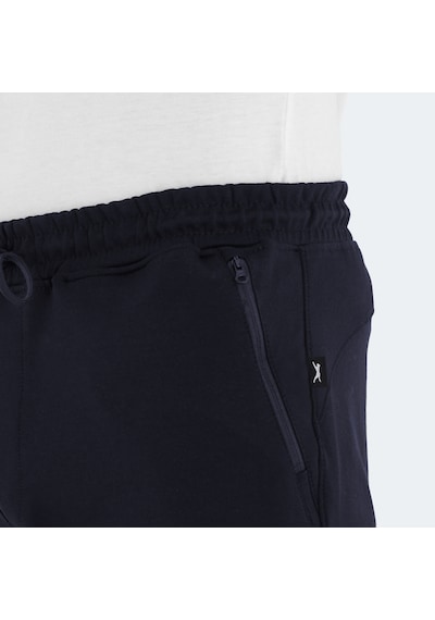 Slazenger VENOM Erkek Fermuar Cepli Dar Paça Lacivert Eşofman Altı