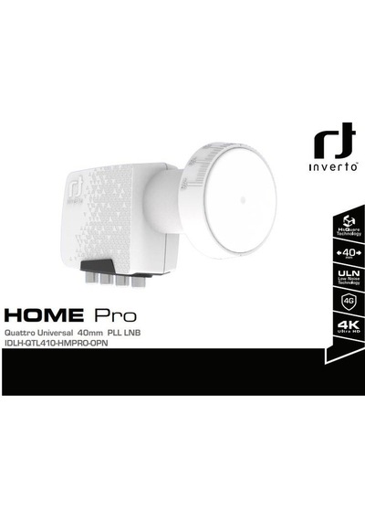 Inverto Home Pro Uln Quattro Santral Lnb Full Hd 4K Uyumlu