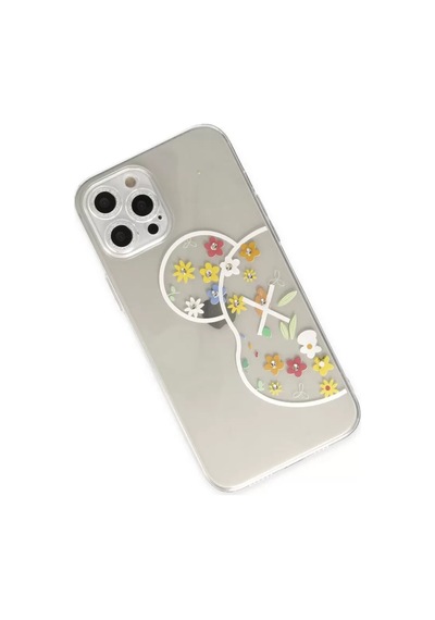 Newface Apple İphone 12 Pro Kılıf Lucky Silikon - Lucky 5 Şeffaf