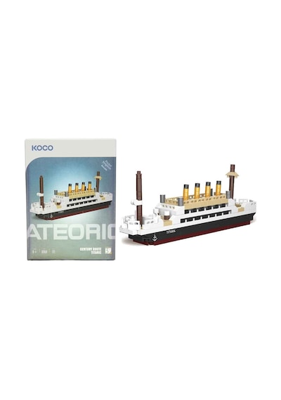 Titanic Yapım Seti 271 Parça Mini Model 13,5 Cm Resimli Talimatlı Yapı Oyuncak Seti