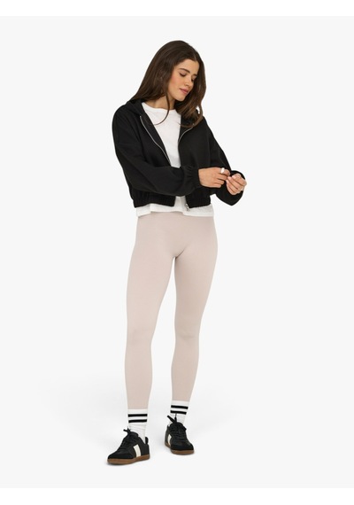 Only Onlscarlett Lıfe Ls Zıp Hood Swt Noos Kadın Siyah Sweatshirt - 15346449