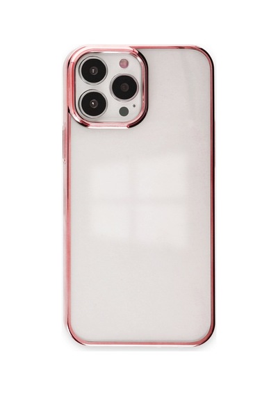 Apple iPhone Uyumlu  13 Pro Max Kılıf Element Silikon - Pembe