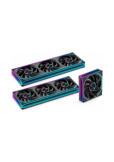 Alpha Royal 7x Argb Fan Kumanda Ve Kontrolcü Atx Boş Bilgisayar Kasası Siyah
