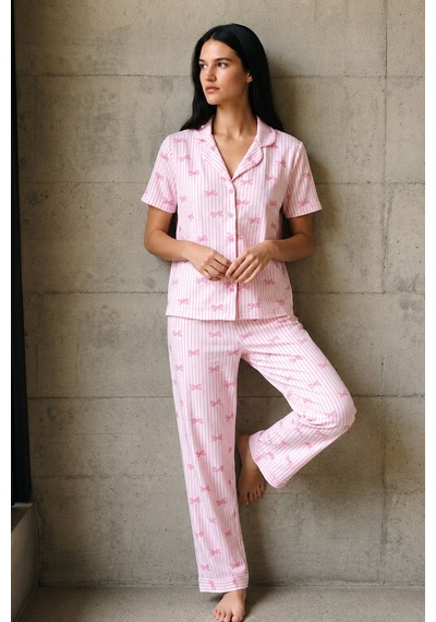 Norcia Sports V Yaka Düğmeli Casual Pembe Pijama Takımı Çok Renkli - 929322522 Çok Renkli - 929322522 Çok Renkli Norcia Sports V Yaka Düğmeli Casual Pembe Pijama Takımı Çok Renkli - 929322522 Çok Renkli - 929322522 Çok Renkli