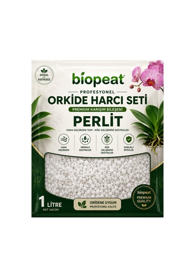 Profesyonel Orkide Harcı Seti 1 L Çam Kabuğu 1 L Cocohusk 1 L Sphagnum Torf 1 L Perlit 1 L Kil Bilyesi 1000
