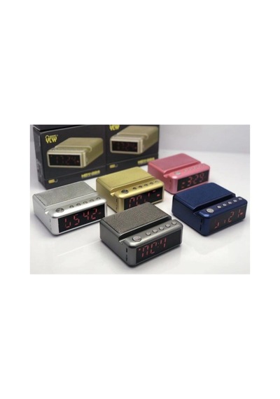 Kablosuz Şarj Edilebilir Hoparlör Bluetooth Tf-fm-usb-alarm-radyo Mavi