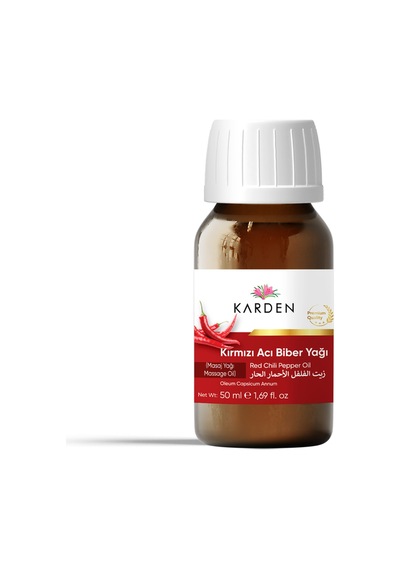 Karden Kırmızı Acı Biber Yağı 50 ML