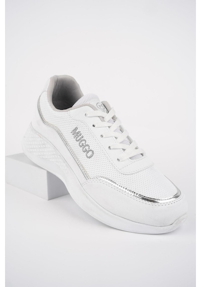 Muggo Coco Garantili Kadın Ortopedik Günlük Bağcıklı Şık Rahat Sneaker Spor Ayakkabı Beyaz Muggo Coco Garantili Kadın Ortopedik Günlük Bağcıklı Şık Rahat Sneaker Spor Ayakkabı Beyaz