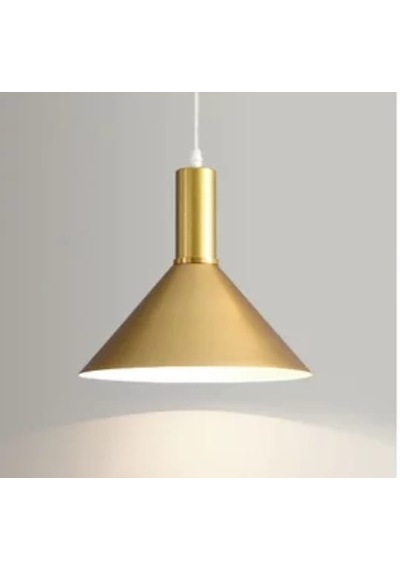 Rys Retro Metal Gold Dekoratif Rustik Kafe Mutfak Sarkıt Avize Çap 30 Cm Beyaz