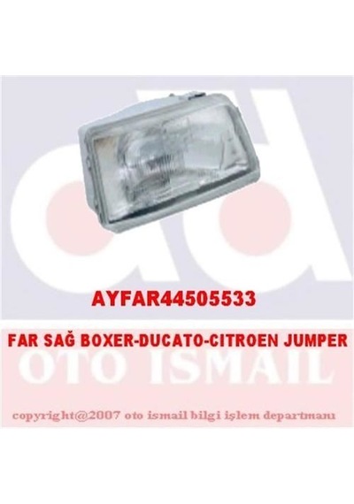 AYFAR 505533 FAR SAĞ DUCATO / BOXER / JUMPER 94-02 HIDROLIK