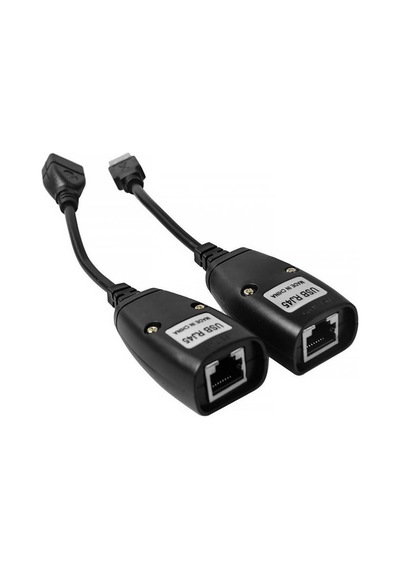 Luve Store Usb 2.0 Rj45 Uzatma Adaptörü 45 Metre Cat5 Cat6 Usb Extender