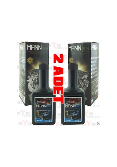 Mannbor Nano Enjektör Temizleyici Yakıt Katkısı 250Ml x 2 Adet