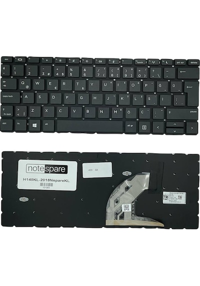 Hp Uyumlu Probook 430 G6 6uk18ea , 430 G6 6uk19ea , 430 G6 6uk24ea Klavye Siyah Tr