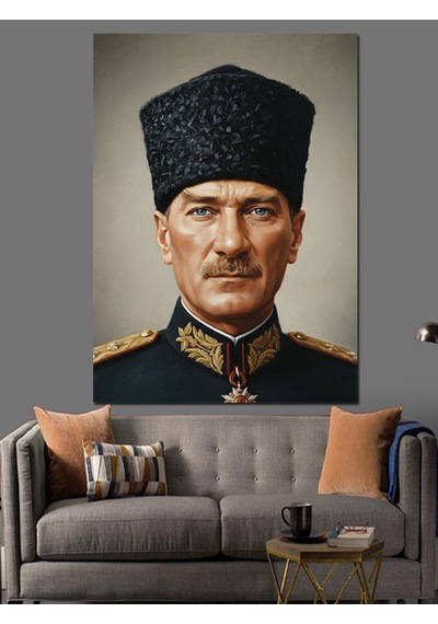 Ahşap Tablo Mustafa Kemal Atatürk İnsan Figürlü Tablolar