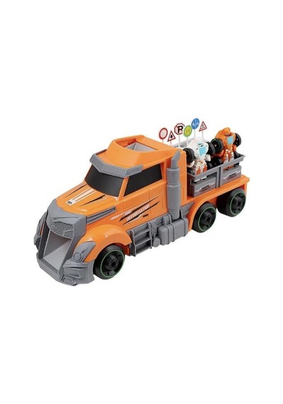 Ctoy Mega Yaratıcı Robot Taşıma Kamyonu - Turuncu