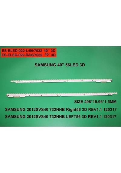 Samsung 2012svs40 7032nnb 40es6100 40es5500 Samsung Led Bar